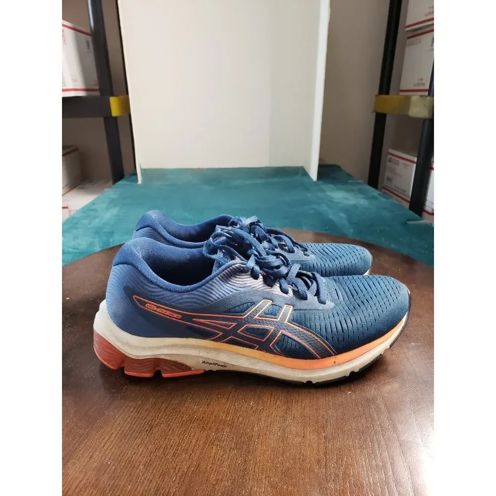 ASICS Gel Pulse 12 Amplifoam Shoes Size 8.5 Womens Blue Running Gym 1012A724